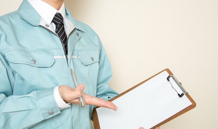 作業員がご案内